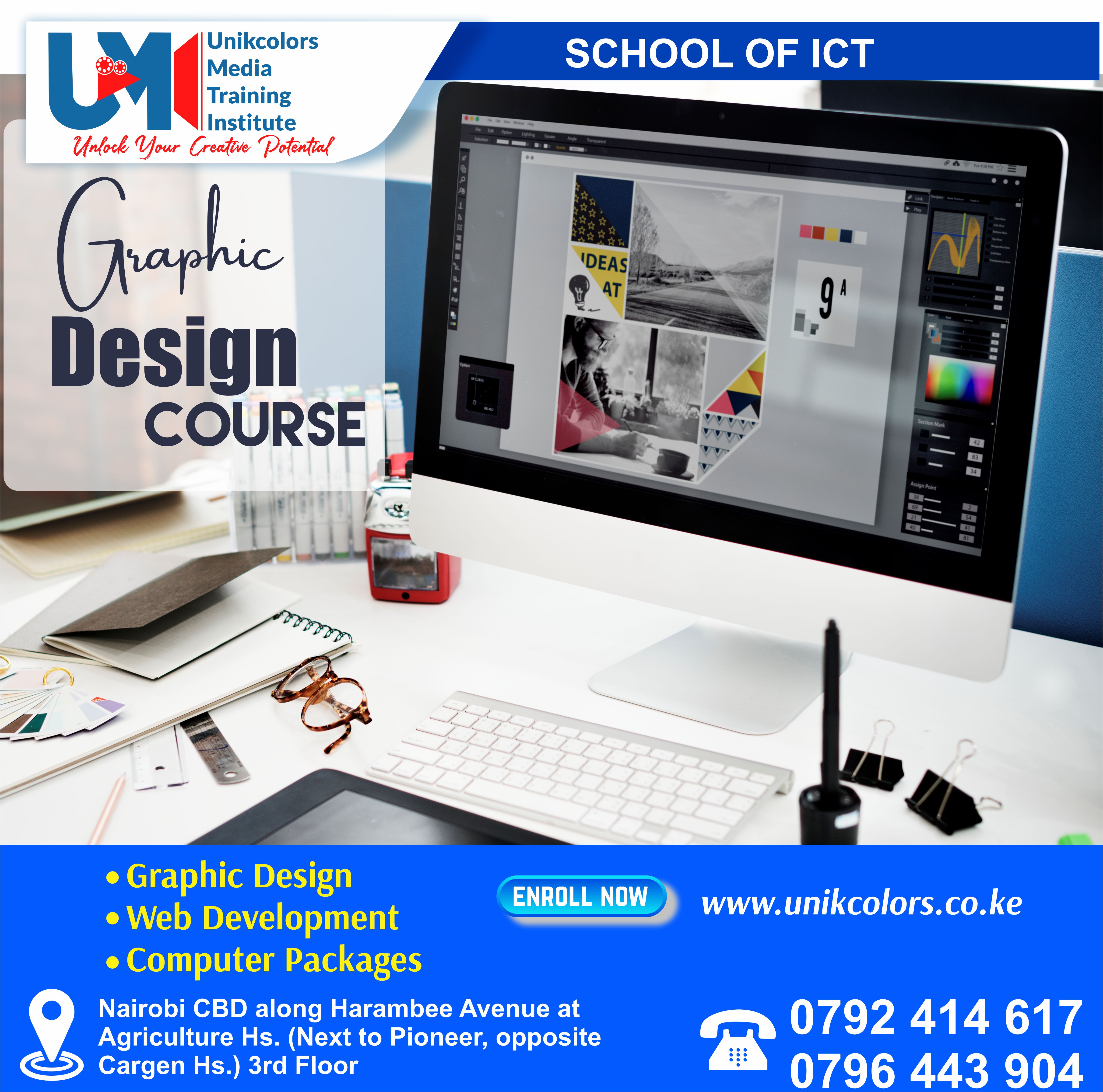 COMPUTER COURSES - DIGITAL MARKETING | GRAPHIC DESIGN | WEB DEVELOPMENT | COMPUTER PACKAGES COURSE